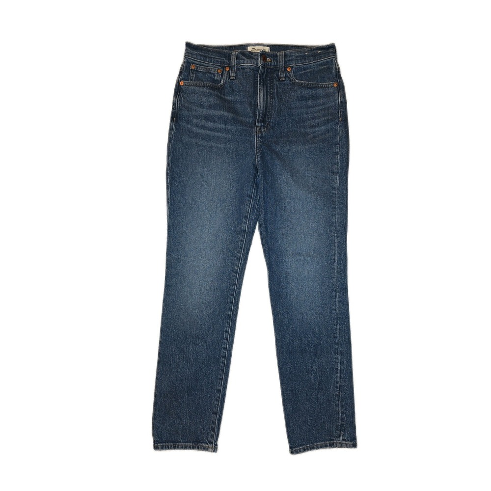 Madewell Perfect Vintage Jeans Womens 28 High Rise Straight Leg Blue Denim